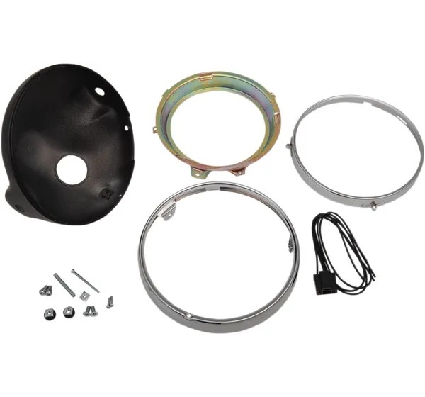 EMGO Scheinwerfer - H/LAMP Z1 STYLE SHELL BLK