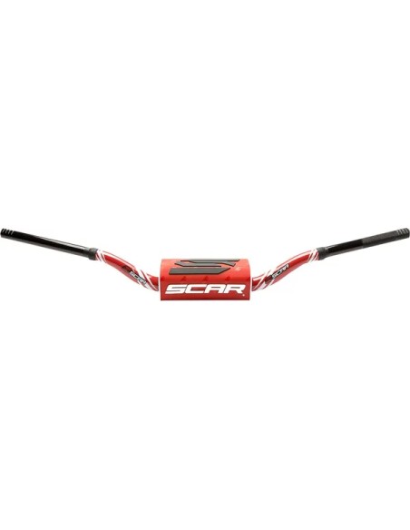 SCAR RACING Lenker - HANDLEBAR O2 LOW RD/RD PAD