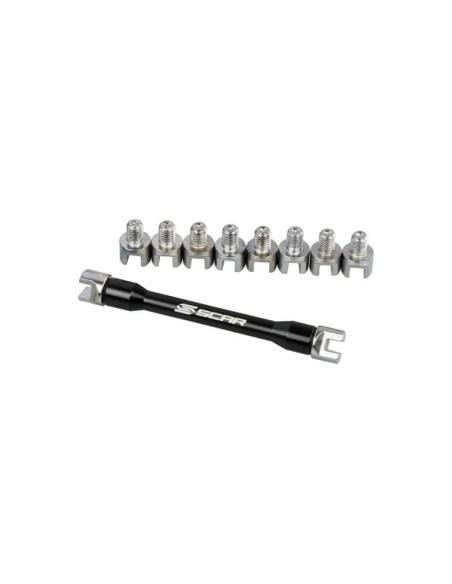 SCAR RACING Tools - SPOKE WRENCH AND TIPS KIT