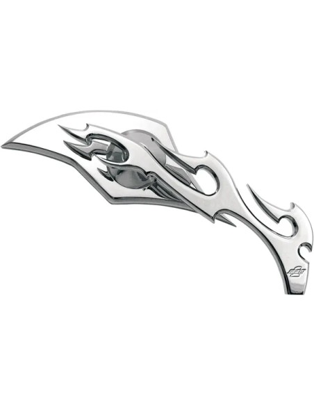 PRO-ONE PERF.MFG. Spiegel - MIRROR FLAME RIGHT CHR