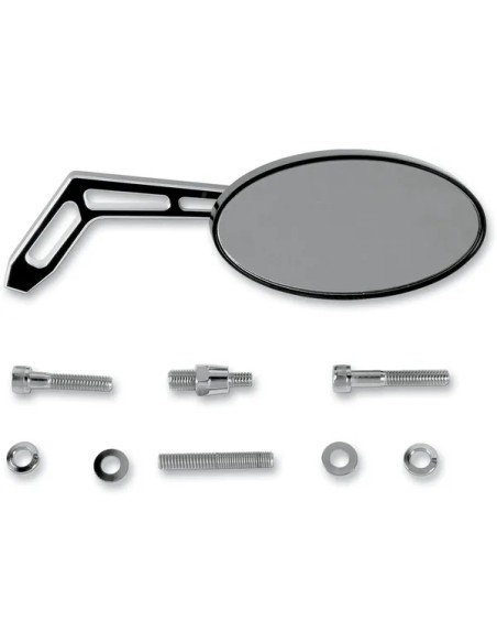 PRO-ONE PERF.MFG. Spiegel - MIRROR CUTOUT OVAL RT BLK