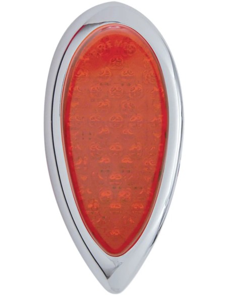 PRO-ONE PERF.MFG. Rück- und Bremslichter - TAILIGHT TEARDROP W/RED