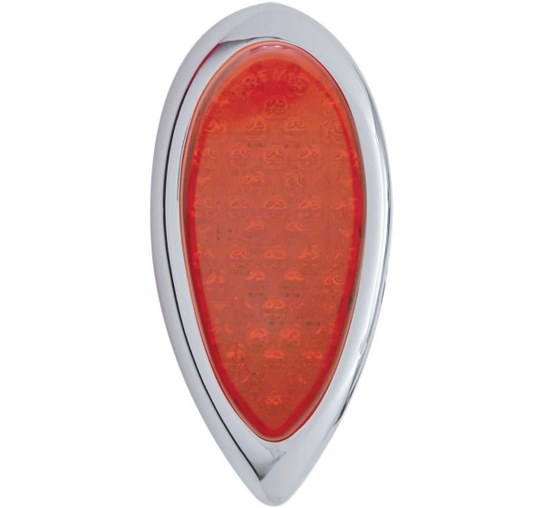 PRO-ONE PERF.MFG. Rück- und Bremslichter - TAILIGHT TEARDROP W/RED