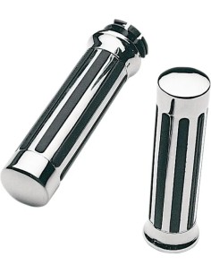 Custom Chrome Rail Style Gummigriffe