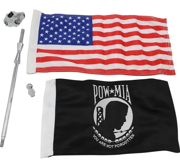 KURYAKYN Flaggen, Flaggenhalterungen & Zubehör - FLAG MOUNT KIT VERTICAL W/FLAG