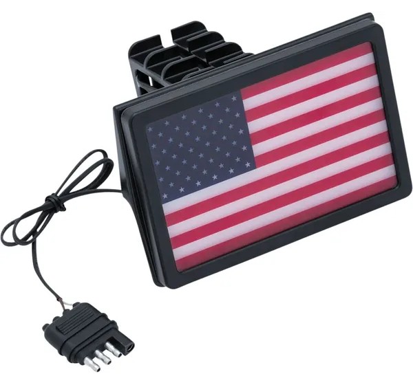 KURYAKYN Rück- und Bremslichter - COVER REC HITCH LED FLAG