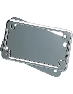 Set aus Kennzeichenhalter und Rückplatte