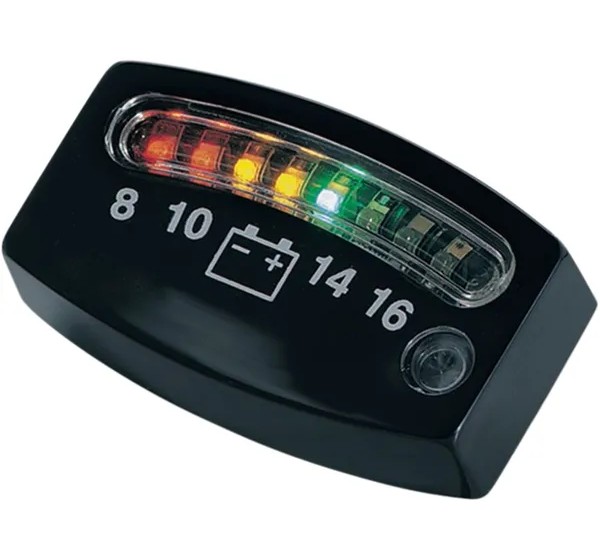 KURYAKYN Anzeigeninstrumente - GAUGE BATTERY LED BLACK