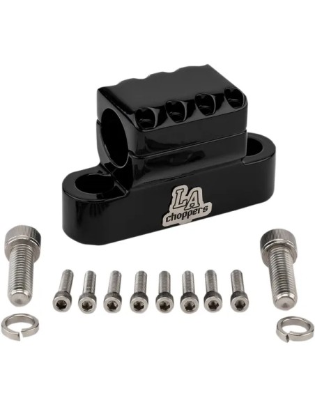 LA CHOPPERS Montagematerial & Zubehör - CLAMP KAGE FIGHTER BLACK