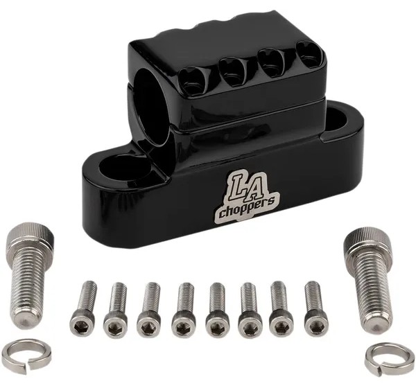 LA CHOPPERS Montagematerial & Zubehör - CLAMP KAGE FIGHTER BLACK