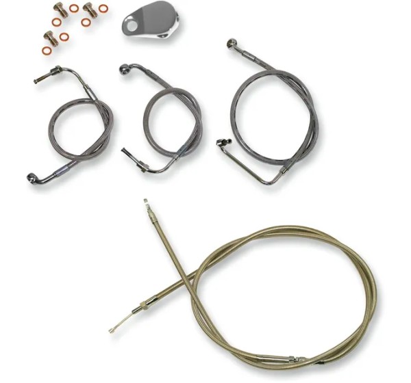 LA CHOPPERS Bowdenzüge für Harley Davidson FLHTCUTG 1690 2009-2013