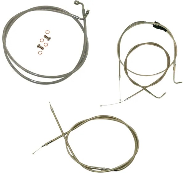 LA CHOPPERS Bowdenzüge für Harley Davidson FLHTCI 1450 EFI 1999-2006