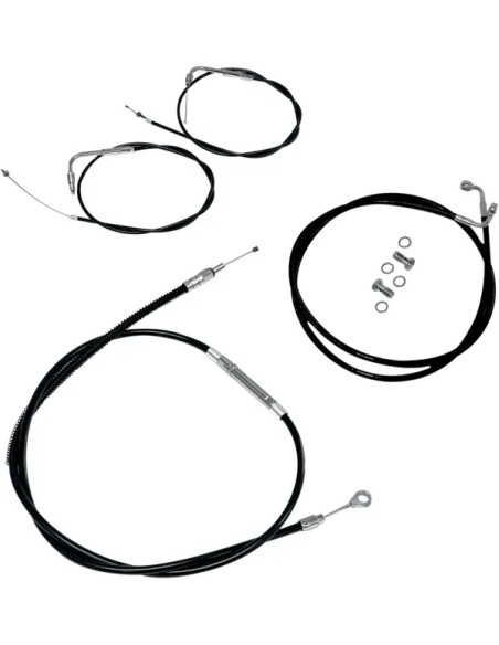 LA CHOPPERS Bowdenzüge für Harley Davidson FLSTC 1450 2000-2006
