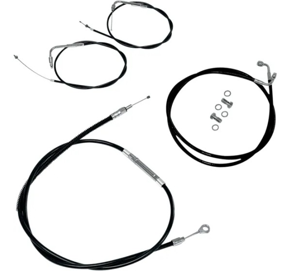 LA CHOPPERS Bowdenzüge für Harley Davidson FLSTFB 1690 ABS 2012-2015