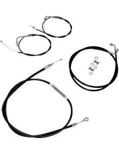 Standard Schwarz Vinyl Lenkerzug/Bremsleitung Kit