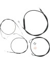 Standard Schwarz Vinyl Lenkerzug/Bremsleitung Kit