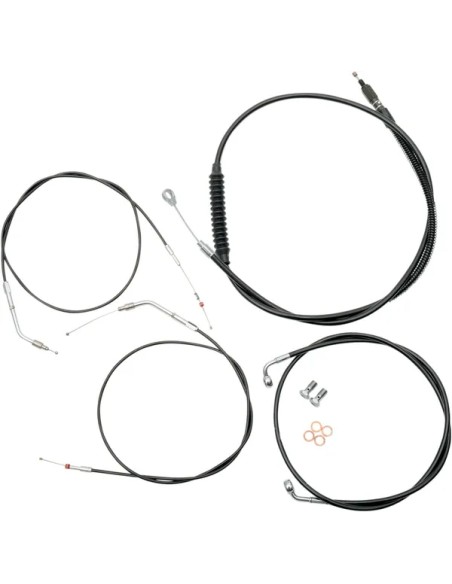 LA CHOPPERS Bowdenzüge für Harley Davidson XL 883 N 2009-2022