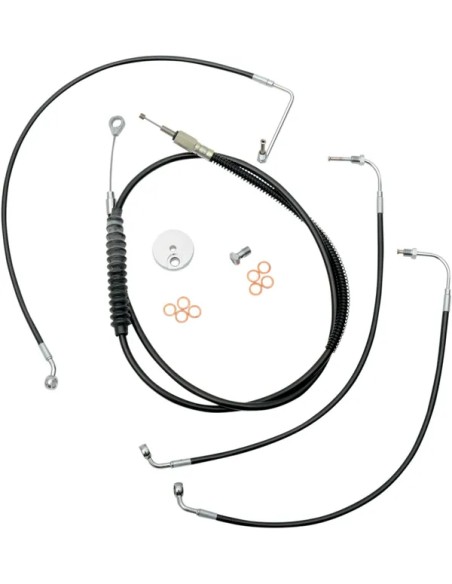 LA CHOPPERS Bowdenzüge für Harley Davidson FLHTCUTG 1690 2009-2013
