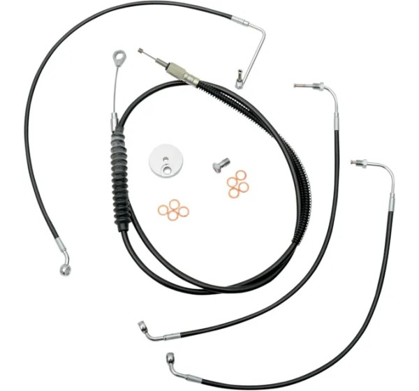LA CHOPPERS Bowdenzüge für Harley Davidson FLHTCUTG 1690 2009-2013