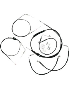 Standard Schwarz Vinyl Lenkerzug/Bremsleitung Kit