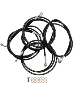 Standard Schwarz Vinyl Lenkerzug/Bremsleitung Kit