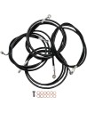 Standard Schwarz Vinyl Lenkerzug/Bremsleitung Kit