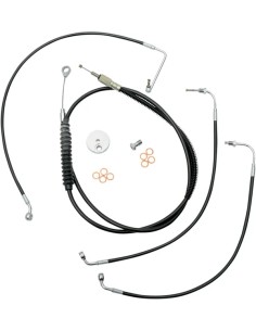 Standard Schwarz Vinyl Lenkerzug/Bremsleitung Kit