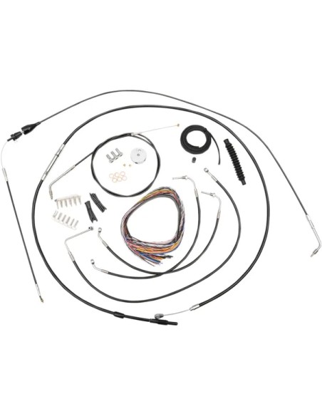 LA CHOPPERS Bowdenzüge für Harley Davidson FLHTCUI 1450 EFI 1999-2006