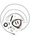 Komplettes Edelstahl-geflochtenes...