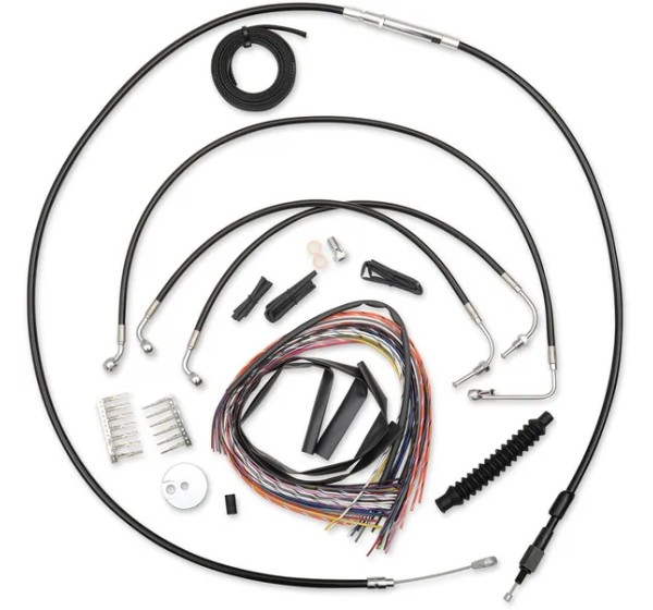 LA CHOPPERS Bowdenzüge für Harley Davidson FLHTCUTG 1690 2009-2013