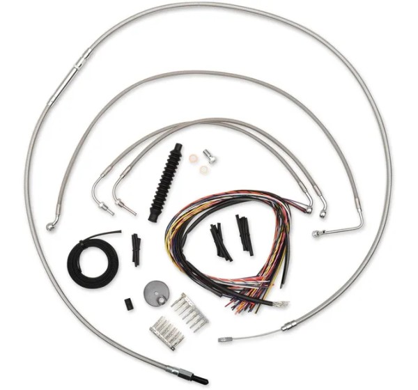 LA CHOPPERS Bowdenzüge für Harley Davidson FLHTCUTG 1690 2009-2013