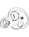 Komplettes Schwarzes Vinyl-Geflochtenes...