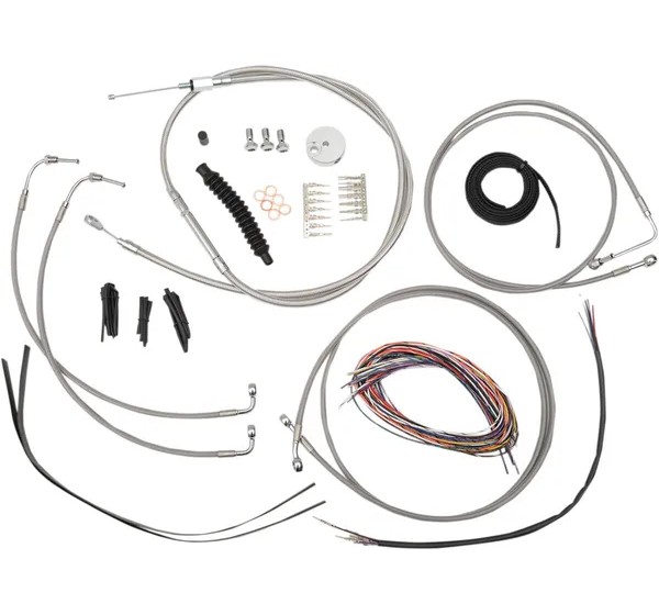 LA CHOPPERS Bowdenzüge für Harley Davidson FLHTCUTG 1690 2009-2013