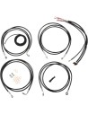 Komplettes Schwarzes Vinyl-Geflochtenes...