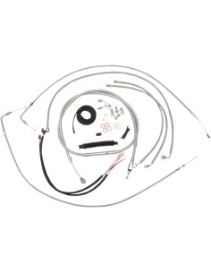 Komplettes Edelstahl-geflochtenes...