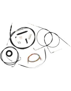 Komplettes Schwarzes Vinyl-Geflochtenes...