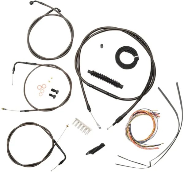 LA CHOPPERS Bowdenzüge für Harley Davidson FXSTC 1584 2007-2010