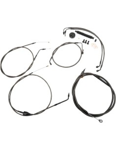 Standard Midnight geflochtenes Lenker-/Bremsleitungs-Kit