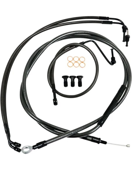 LA CHOPPERS Bowdenzüge für Harley Davidson FLHTCUTG 1690 2009-2013