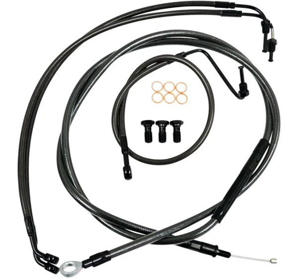 LA CHOPPERS Bowdenzüge für Harley Davidson FLHTCUTG 1690 2009-2013