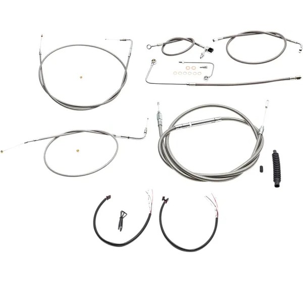 LA CHOPPERS Bowdenzüge für Harley Davidson FLSTFB 1690 ABS 2015