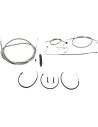 Komplettes Edelstahl-geflochtenes Lenkerzug-/Bremsleitungs-Kit