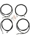 Standard Schwarz Vinyl Lenkerzug/Bremsleitung Kit