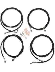 Standard Schwarz Vinyl Lenkerzug/Bremsleitung Kit