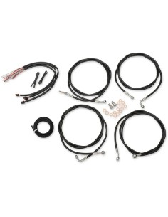 Komplettes Schwarzes Vinyl-Geflochtenes...