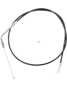 Schwarzes Vinyl-ummanteltes Gaszugseil für Lenker