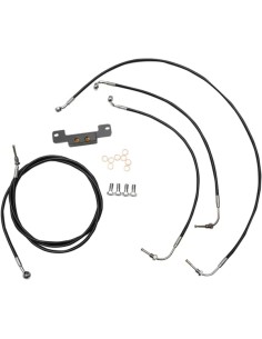 Standard Schwarz Vinyl Lenkerzug/Bremsleitung Kit
