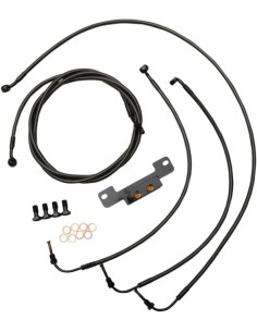 Standard Midnight geflochtenes Lenker-/Bremsleitungs-Kit