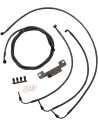 Standard Midnight geflochtenes Lenker-/Bremsleitungs-Kit