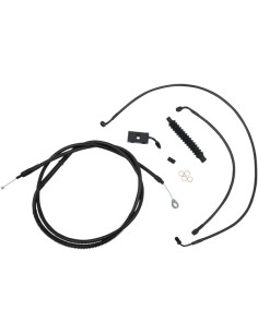 Standard Midnight geflochtenes Lenker-/Bremsleitungs-Kit